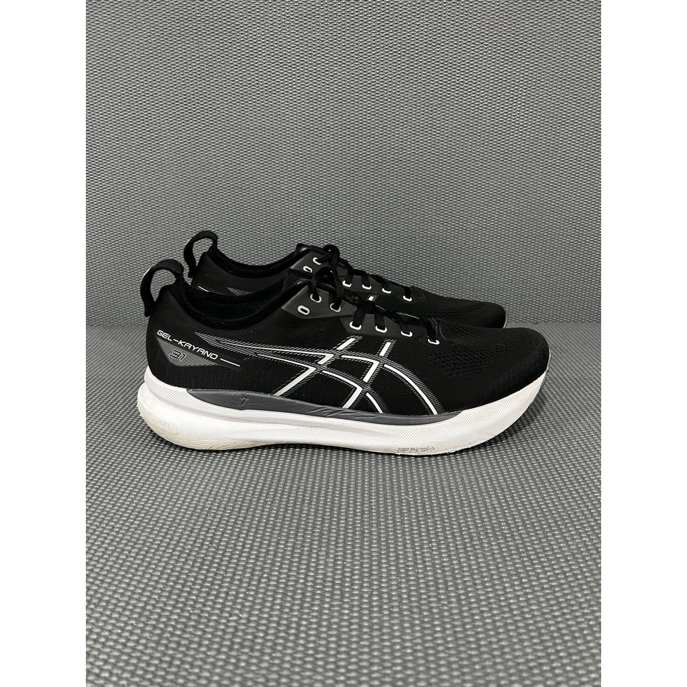 Asics Gel Kayano 31 Mens Athletic Black White Running Walking Sneaker Size 13